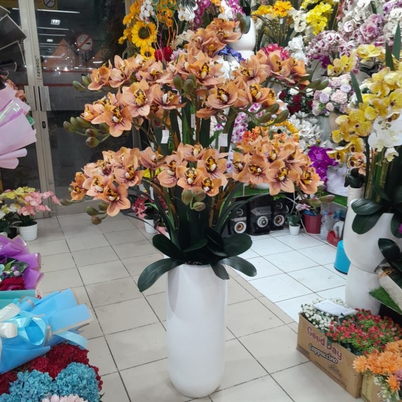 rangkaian bunga sudut T.150cm/ anggrek latex premium import