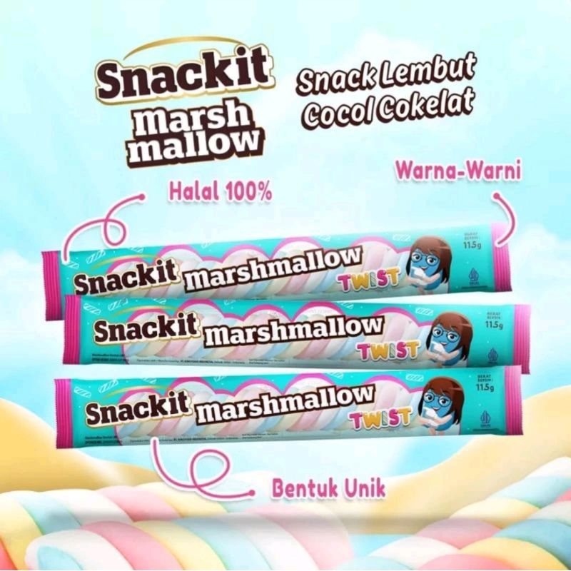 

SNACKIT MARSMALLOW TWIST 11,5GR