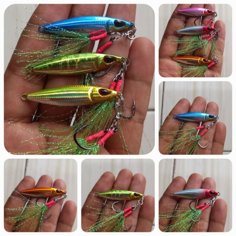 Metal jig micro jig 10gr 10gram 10 gr 10 gram koika