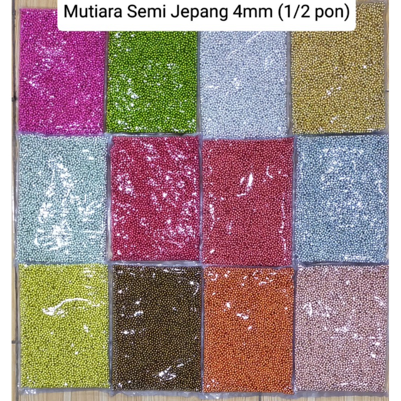 Mutiara Semi Jepang Ukuran 4mm