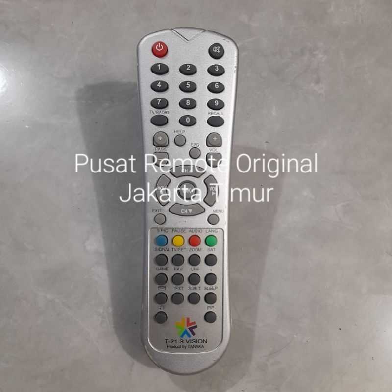 REMOTE REMOT RECEIVER PARABOLA TELKOMVISION T21 ORIGINAL