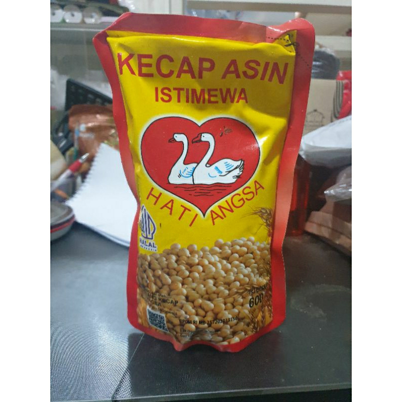 

Kecap Asin Cap Hati Angsa Kemasan Pouch Refill 600 ml