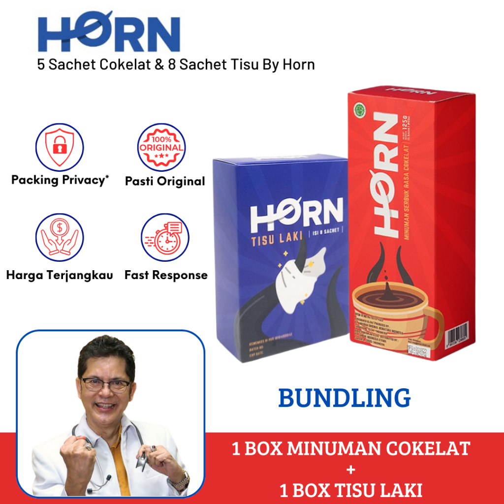 HORN by Dr. Boyke - Bundling Tisu & Cokelat / Bundling 1