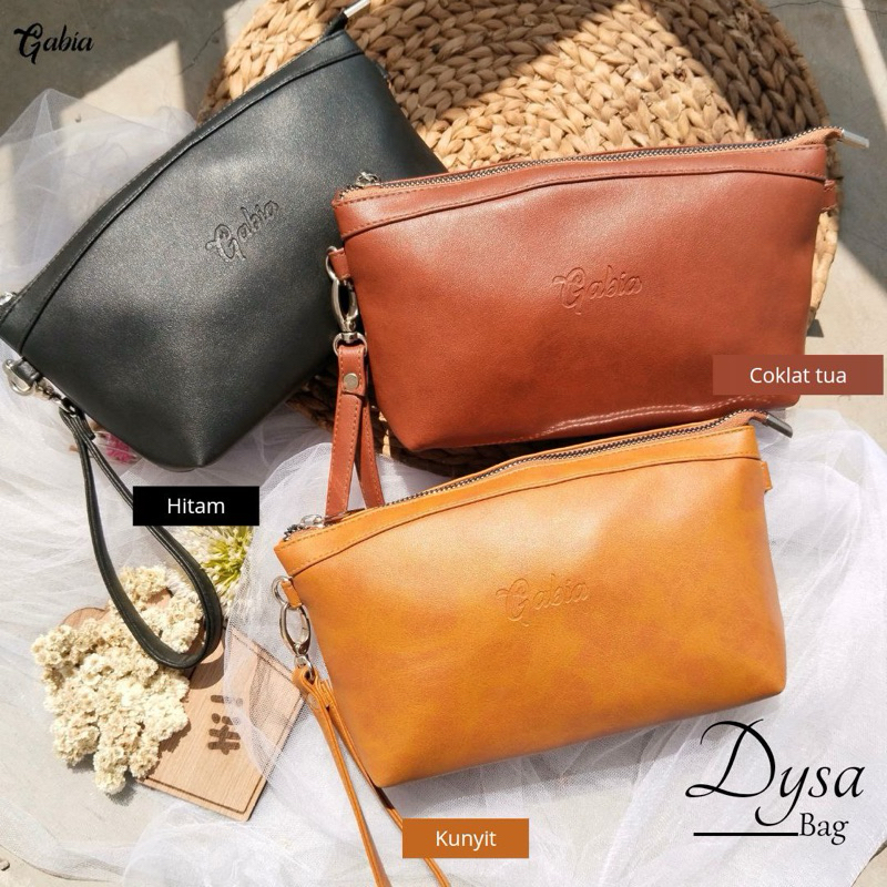 GABIA OFFICIAL || Dysa Bag Tas Slempang Kulit PU Later