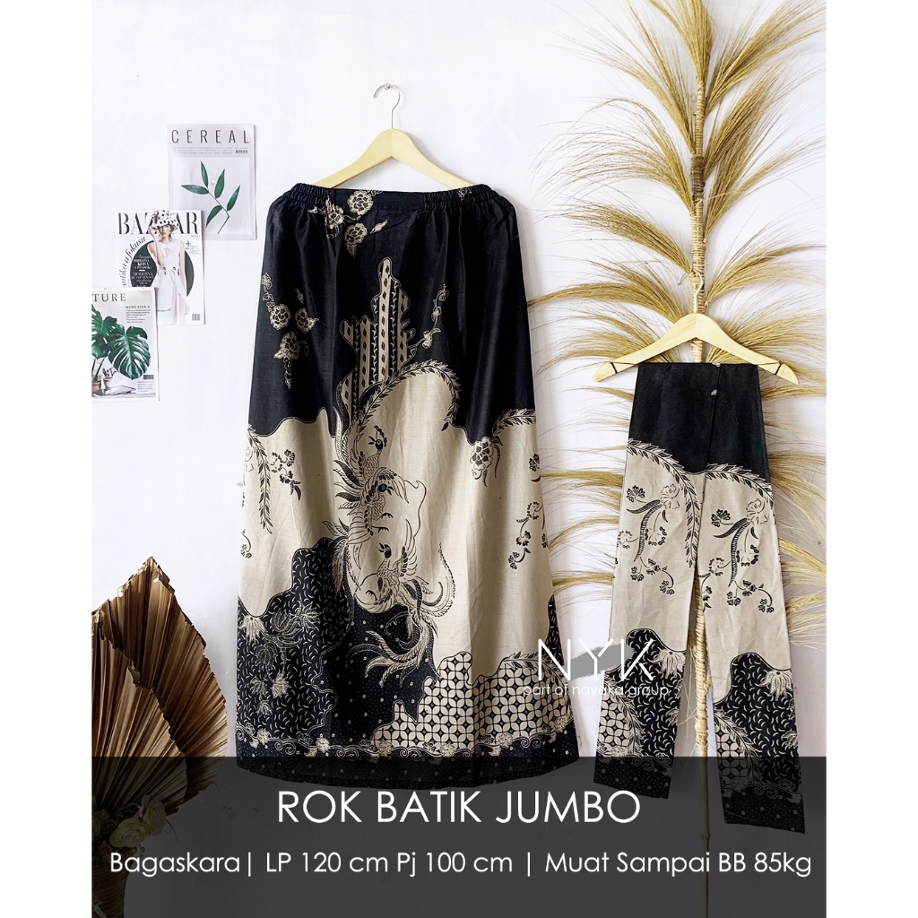 Rok Batik Span - Rok Batik Wanita Jumbo XXL XXXL - Outfit Kondangan Wanita Kekinian - Rok Batik Bawa