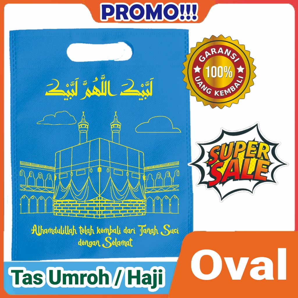 

Tas Press Oval Haji atau Umroh T25x20 Per 12 pcs