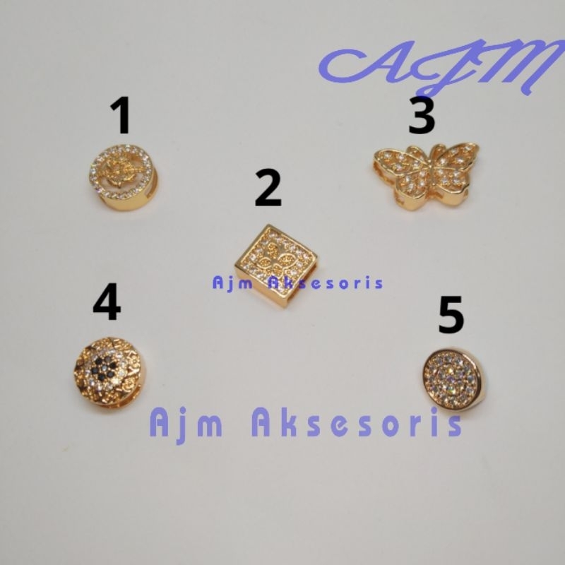 Charm Liontin Mainan Gelang Belt Sabuk Titanium Bahan Xuping