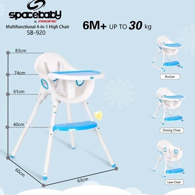 BOOSTER SEAT SB 920 SPACE BABY