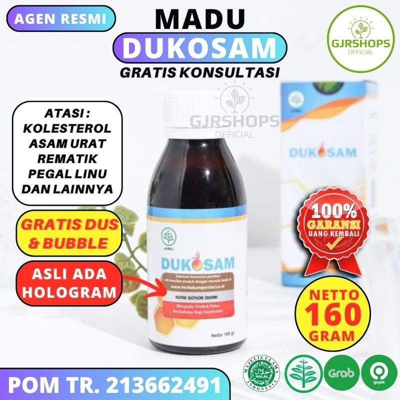 

Dokusam madu herbal asam urat dan kolesterol dijamin original