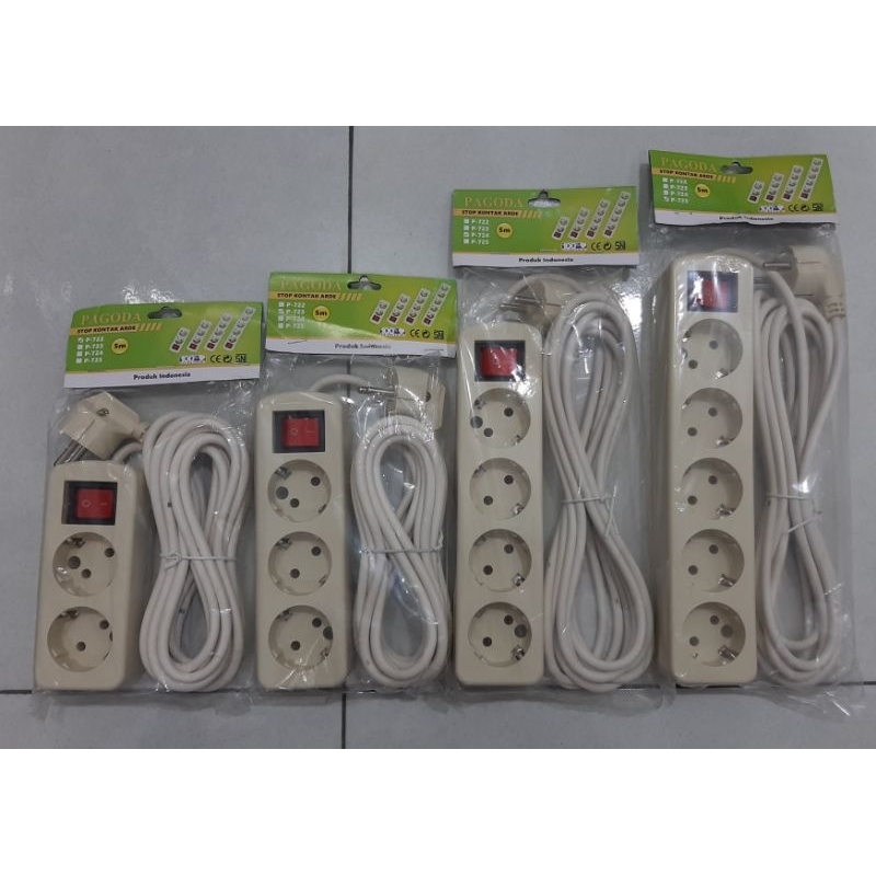 Stop kontak kabel cok sambung tipe 5m