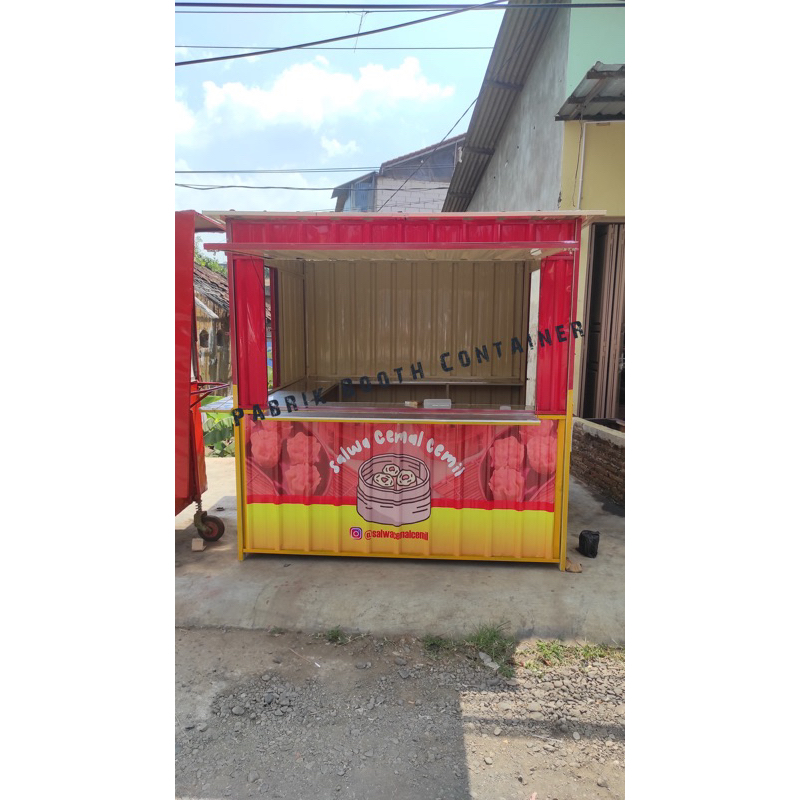 Meja Booth Semi Container Murah / Booth Semi Container / Booth Portable / Booth Lipat