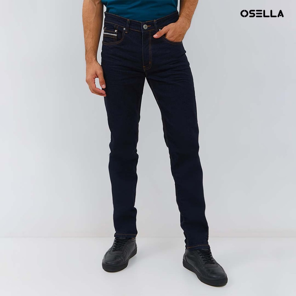 Osella Edison Slim Fit Jeans in Raw Denim Wash | Celana Jeans Pria 208O4001A3