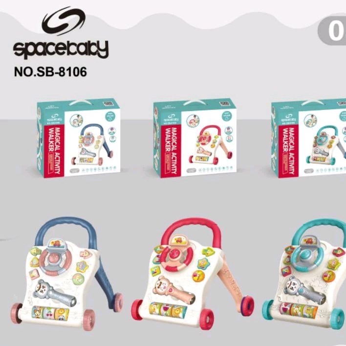 Baby Activity Walker SB-8106 (Deluxe) Spacebaby Music