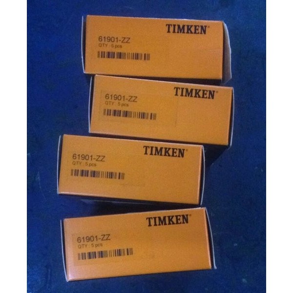 BEARING 61901 ZZ / 61901ZZ C3 / 6901 TUTUP BESI TIMKEN ASLI 12X24X6