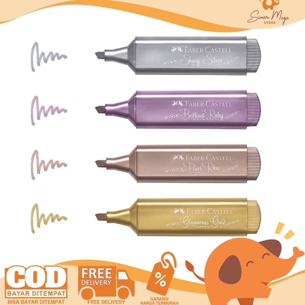 

Produk Faber Castell Highlighter Textliner 46 Metallic Penanda Metalik Lucu Unik Murah Metalic N77