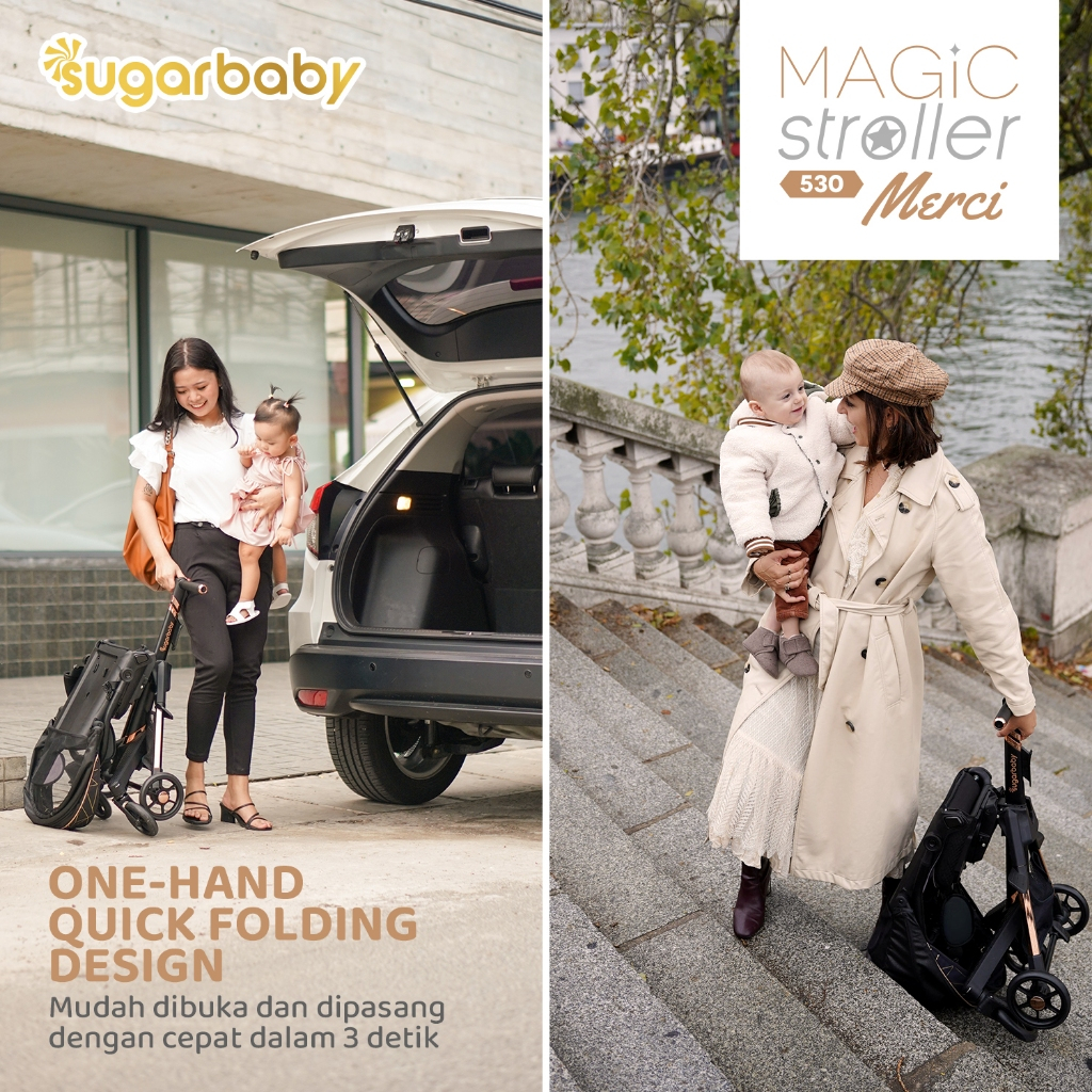 RB SUGARBABY magic stroller merci 530 kereta dorong bayi