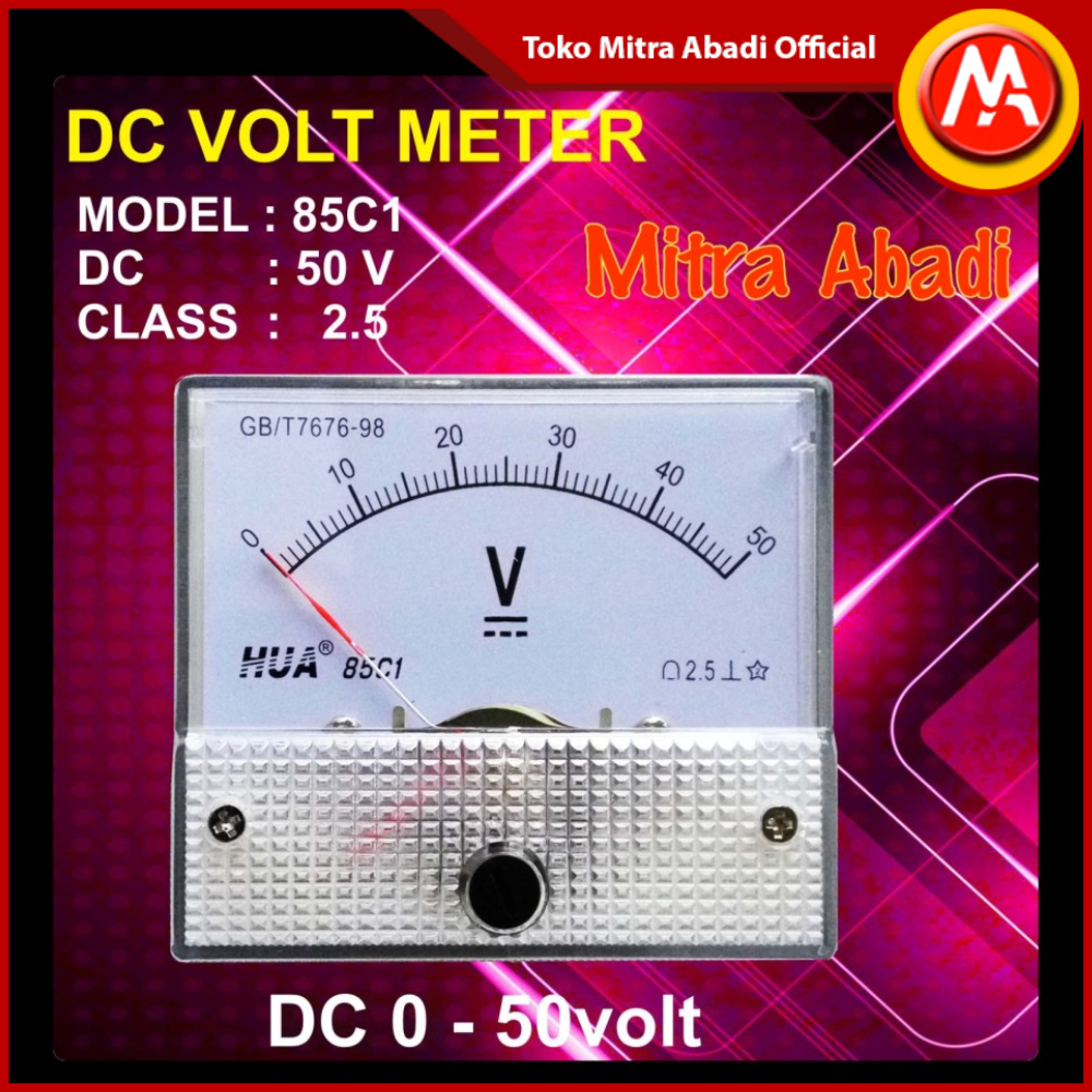 Voltmeter ANALOG DC 50V