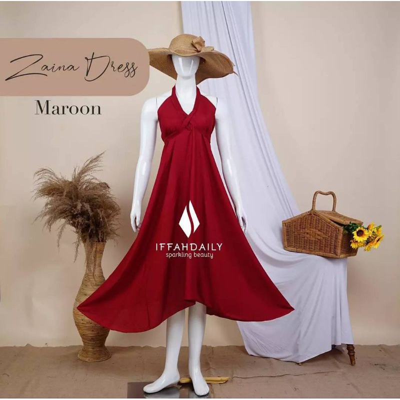 ZAINA Dress Baju Dinas Istri Gaun Cantik