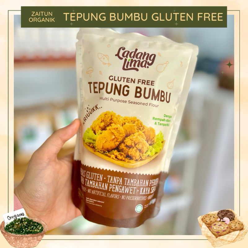 

Tepung Gluten free | Tepung bumbu | Tepung bakwan | Tepung pisang | ladang lima