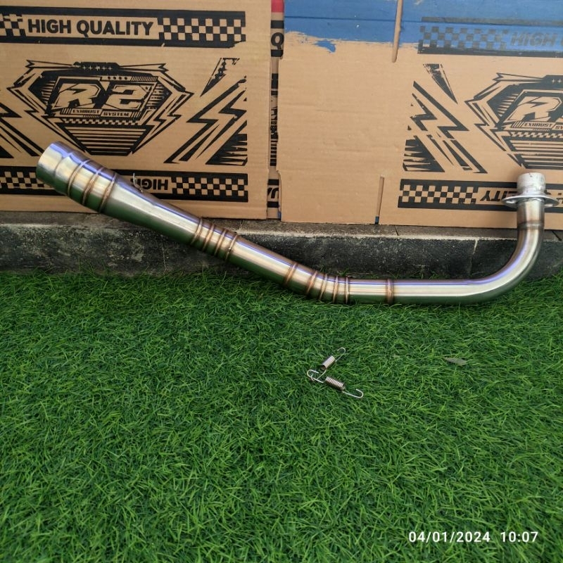 Leheran Pipa Knalpot jupiter vega supra shogun Jupiter Z1 knalpot  Drag roadrace Type AHM 130cc-200c