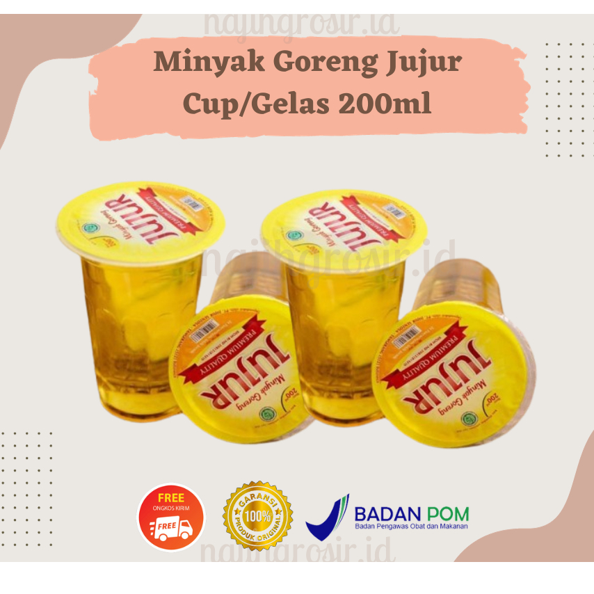 

MINYAK GORENG CUP 200ML JUJUR