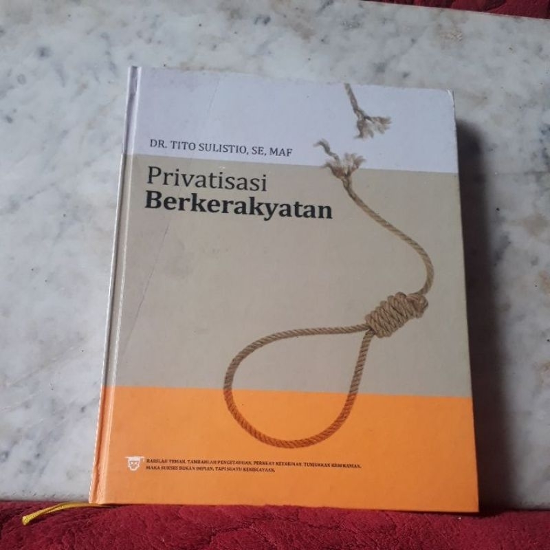 PRIVATISASI BERKERAKYATAN - DR TITO SULISTIO SE , MAF