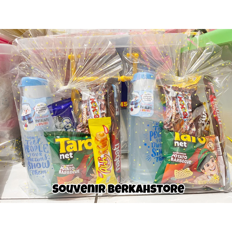 

Paket ulang tahun anak Snack+Botol Takuma 500ml/ Souvenir ultah
