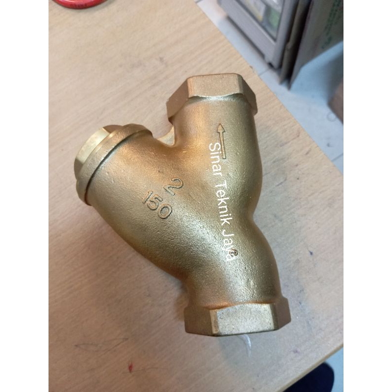 Y Strainer kitz 2" kuningan