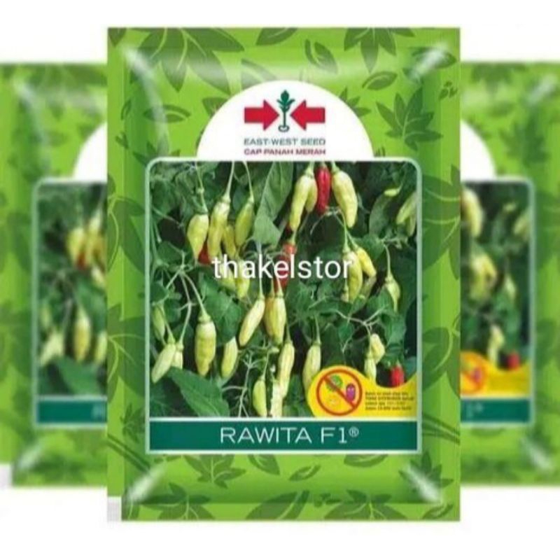 Benih bibit cabe setan rawita f1 350 butir cap merah