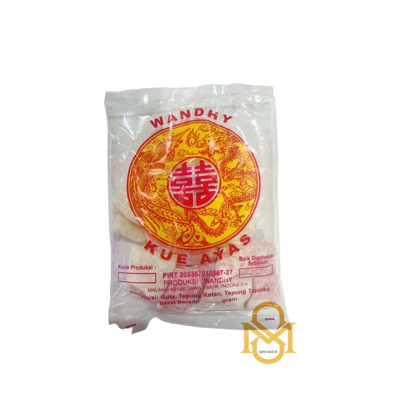 Kue Ayas Wandhy  Double Happiness Malang / Ayas merah putih / kue mochi