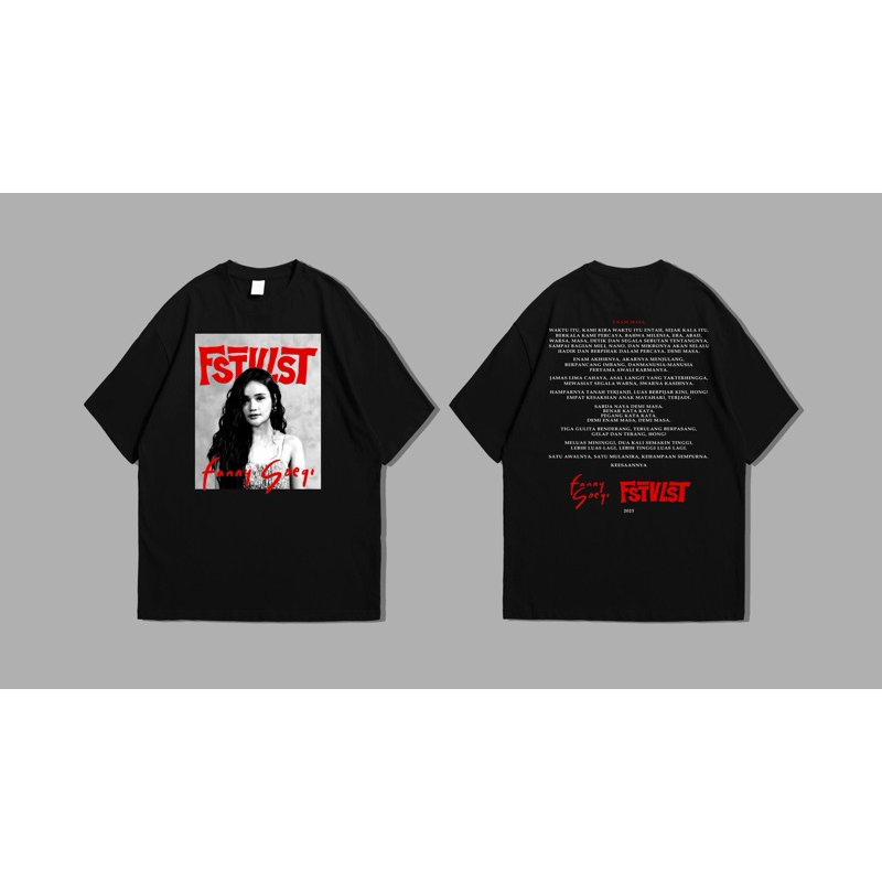 Tshirt FSTVLST x FANNY SOEGI - ENAM MASA / KAOS BAND PRIA DAN WANITA