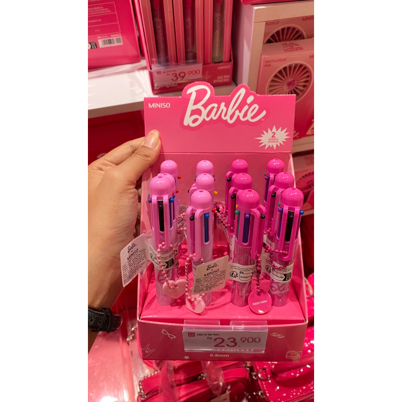 

Miniso x Barbie!! Pulpen Warna Warni