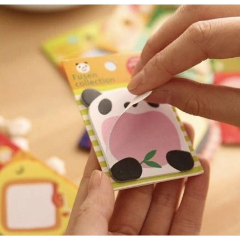 

Sticky Notes Animal / Tempelan Kertas Catatan Memo Notes Karakter Animal Lucu Unik