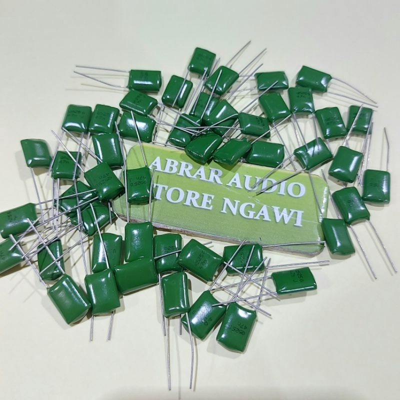 MILAR HIJAU CAPASITOR MILAR HIJAU ( 50 BIJI )