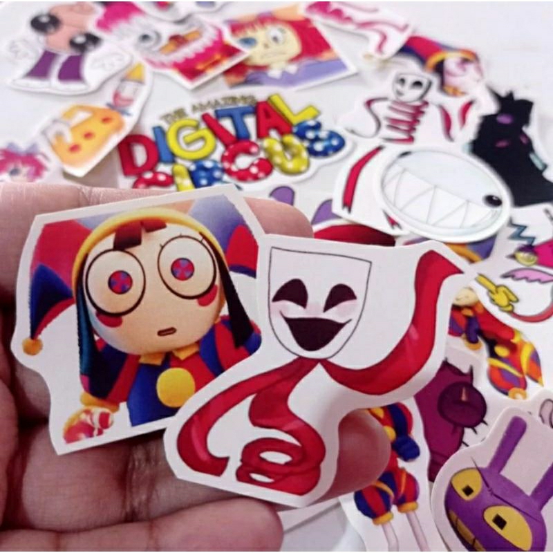 

Stiker Digital Circus Pomni Jax 30pcs The Amazing Digital Circus Sticker pack