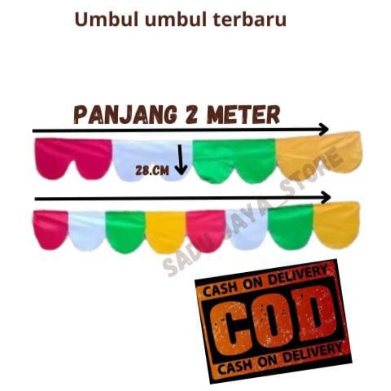 bendera umbul umbul/bendera merpati/bendera merpati kolong/bendera merpati 2 meter