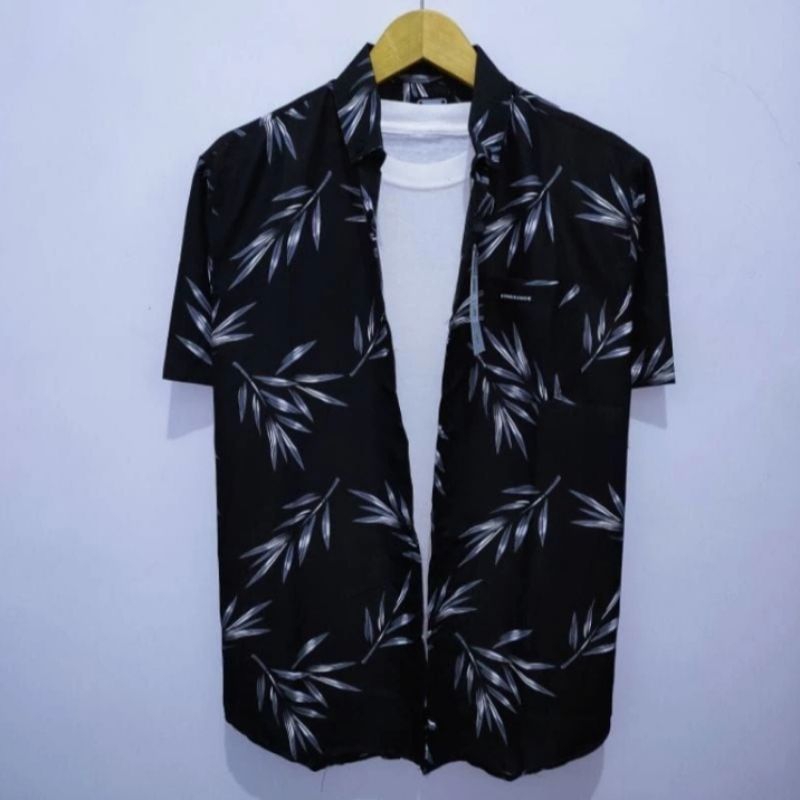 Kemeja Surfing Pria Motif Pantai Baju Distro Original Kasual Premium
