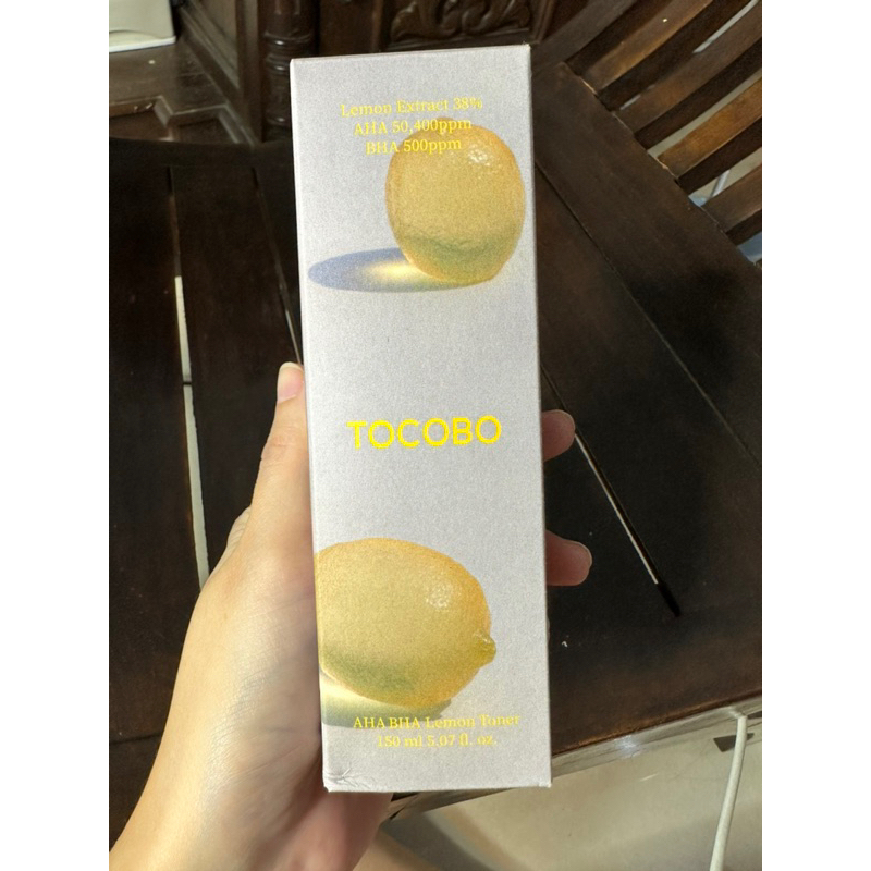 PRELOVED tocobo AHA BHA lemon toner (exfoliating toner)