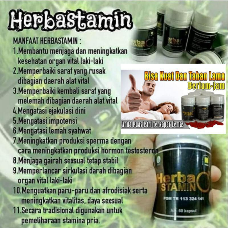 PRIA KUAT TAHAN LAMA - HERBASTAMIN NASA ORIGINAL