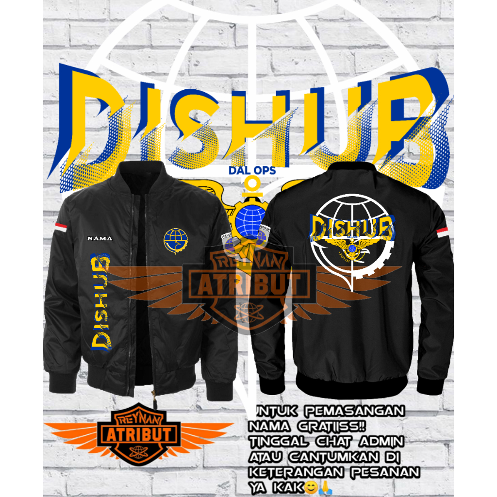 jaket dishub / jaket bomber dishub