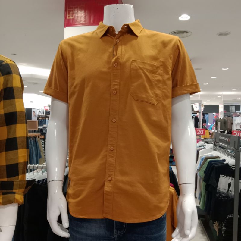 OSELLA KEMEJA PRIA LENGAN PENDEK ORIGINAL