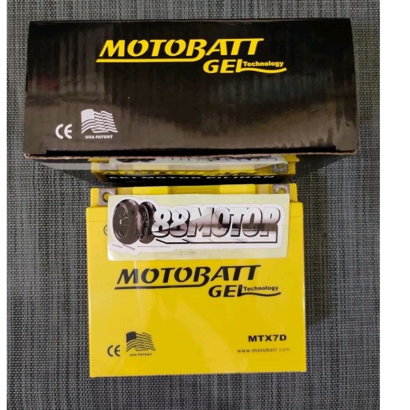 AKI KERING MOTOBATT GEL MTX7D MOTOBATT MOTOR TIGER