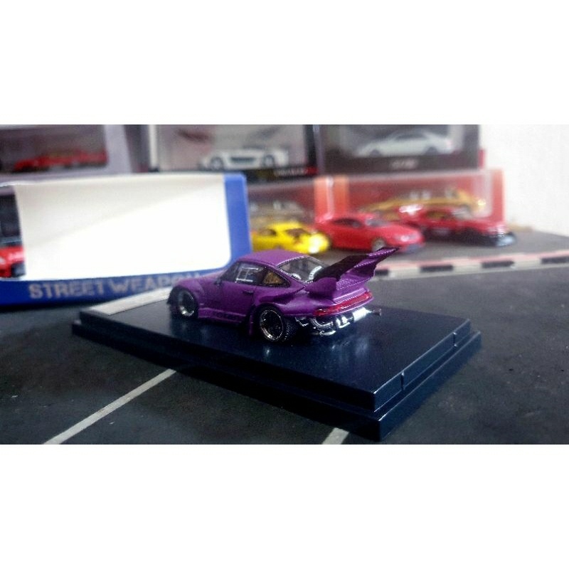 Diecast Street Weapon Porsche RWB 993 Rotana High Wing