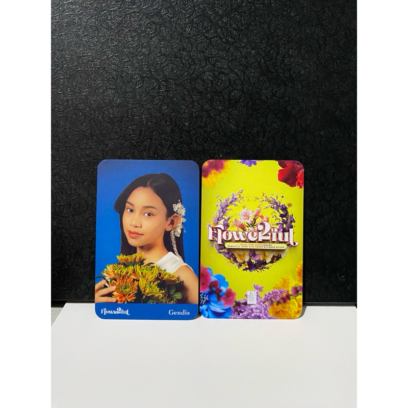 photocard jkt48 flowerfull GENDIS || OFC || ORI