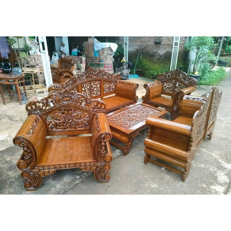 kursi arjuna-kursi madura arjuna-kursi tamu arjuna jumbo kayu jati