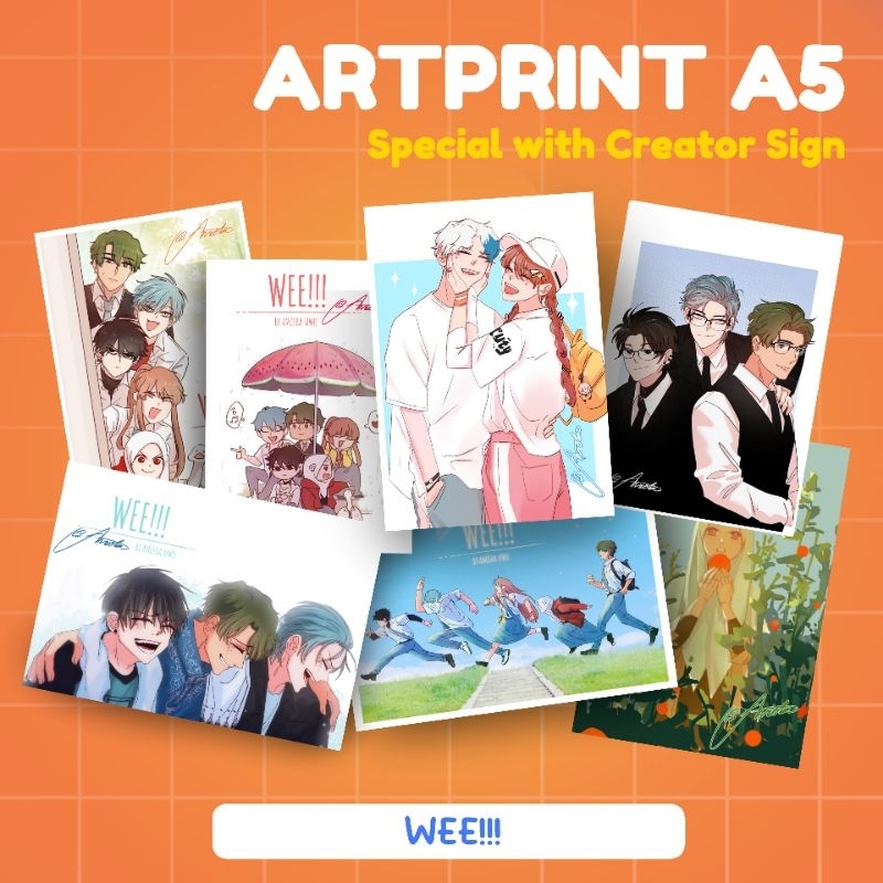

WEE!!! A5 Artprint 310gsm Doff Laminated