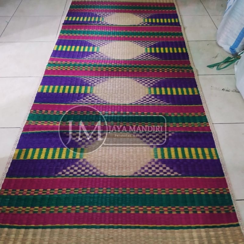 Tikar Mendong Jumbo Motif Bulan Ukuran 200x250 Tikar Mendong Tradisional Pandan Asli