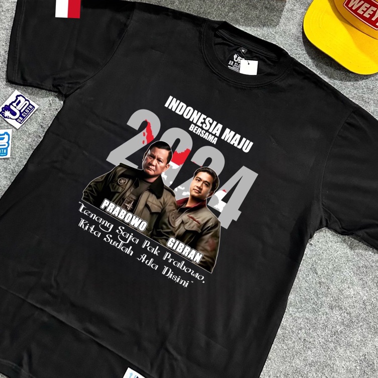 Murah Keren  Kaos Prabowo Gibran 224 Tenang Saja Pak Prabowo Kita Sudah Ada Disini KAOS OVERSIZE PRA