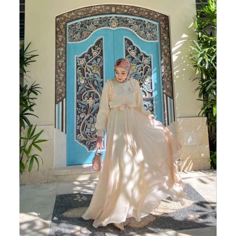 sale asma ,cinderella dress dan zama dress outer by gonegani