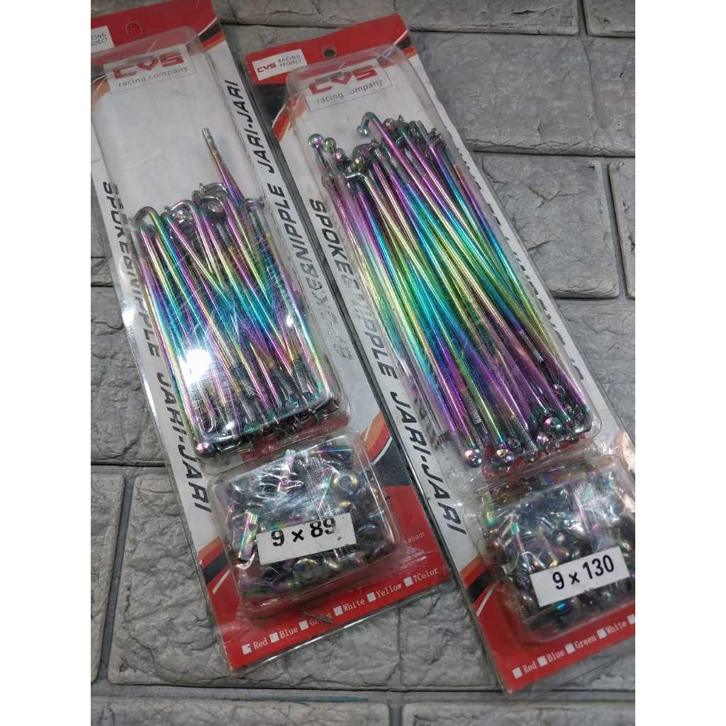 Jari Jari Ring Velg 14 Warna Pelangi Mio,Nuvo,Beat,Vario,Scoopy Harga Set/Sepasang